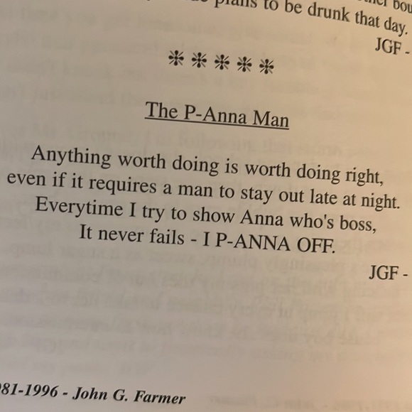 For The Funnybone And The Heart by Southern Humorist John G. “Big John” Farmer - Picture 13 of 16